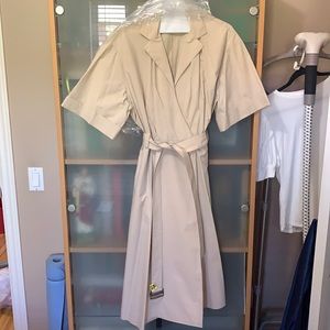 Beige safari dress